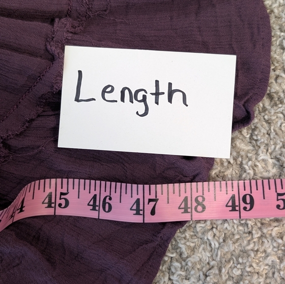 Free People Plum Halter Smocked Maxi Dress Size XL - Picture 9 of 9